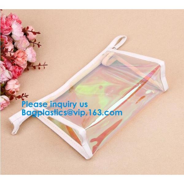 Custom PVC cosmetic bag Zipper Clear Toiletry Bag,Promotional Travel Bag pvc Zipper Bag Custom Logo Toilery Cosmetic Bag