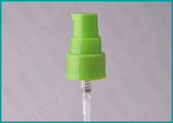 Toda a bomba plástica do tratamento do verde 20/410 nenhum derramamento para a garrafa cosmética da loção