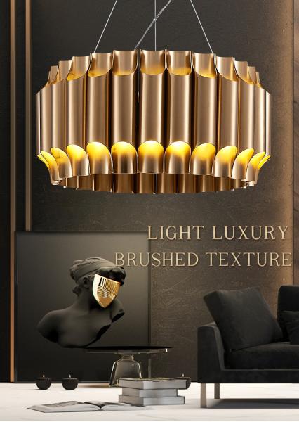 Led Chandelier For Living Dining Room Luxury Gold Stainless Steel Lamp Modern Creative Designer Chandelier(WH-MI-321)