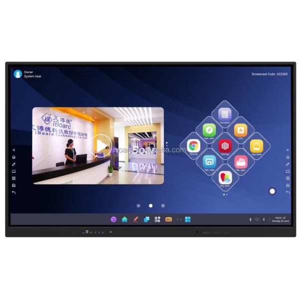 Muilty Touch 86 дюймовый Iboard Интерактивная доска All In One Touch Монитор Android 8.0 версия