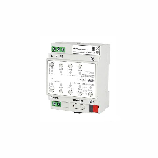 MTN6725-0003 SpaceLogic KNX DALI Gateway  REG-K/1/16/64 for Lighting Control Single Master