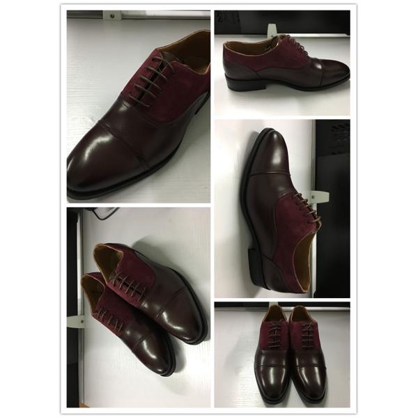 Умные формальные мужские кожаные платья обувь Goodyear Welted сделанная на заказ