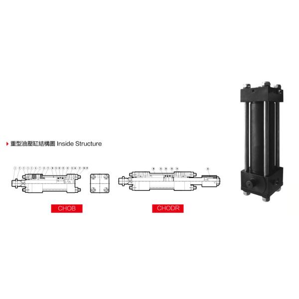Heavy Duty Push Pull Hydraulic Cylinder , Double Piston Hydraulic Cylinder
