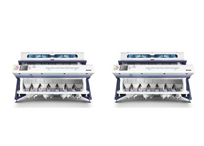Controle de fluxo inteligente da máquina de classificação da cor do arroz pegajoso de 7 rampas