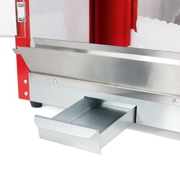 110-240V/50-60HZ Material SS para alimentos saudáveis Máquina comercial de pipoca com carrinho