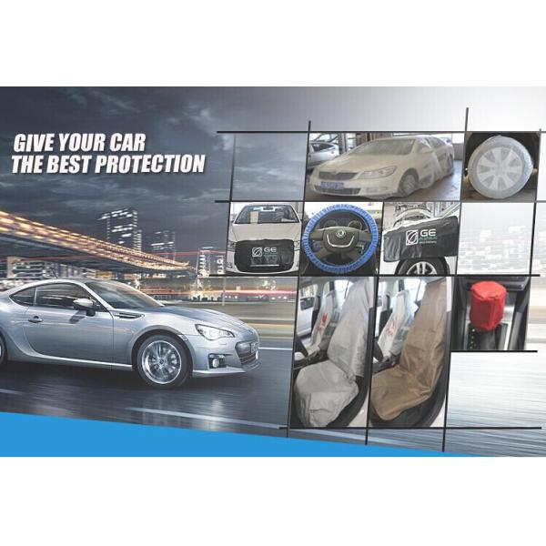 Car Seat Disposable Steering Wheel Covers Gear Knob Cover Non Woven