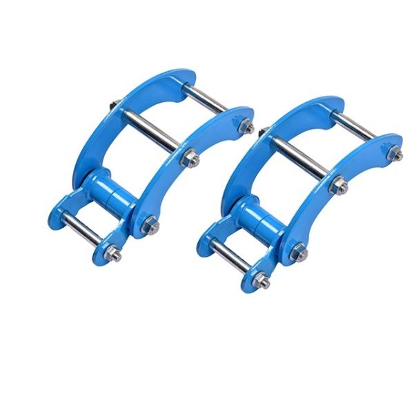 2 Inch Stainless Steel Suspension Shackles Blue 4x4 Shackles
