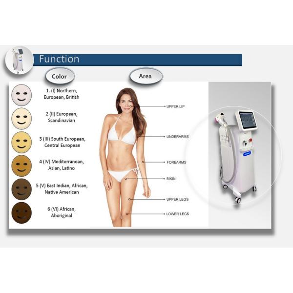Newest 3 wavelength 755nm 808nm 1064nm professional painless diode laser hair removal machine