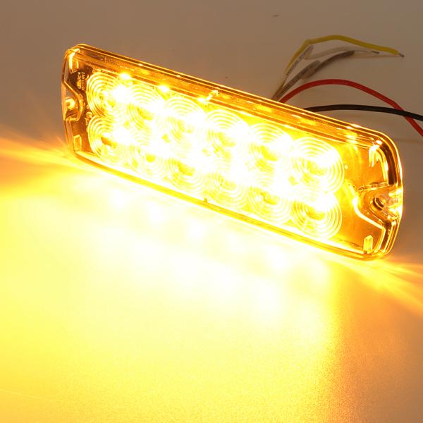 24W Led Emergency Vehicle Lights Truck Flash Strobe Lights