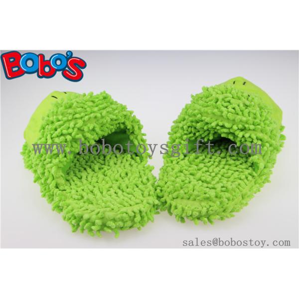 Non-Slip Women Shoe Plush Stuffed Soft Frog Animal Home Slippers