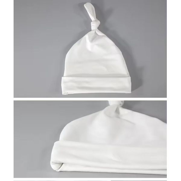 Sublimation Newborn Top Knot Hat Personalized Infant Hat