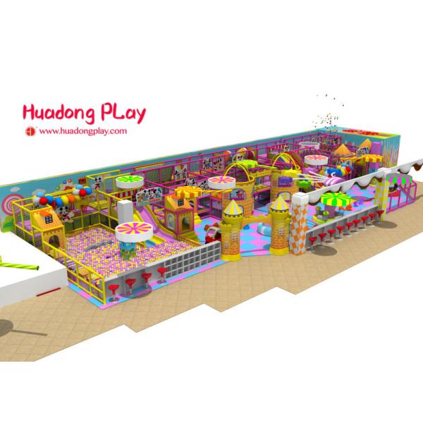 Colorful Soft Play Equipment High Strength Aluminium Alloy Long Life Span