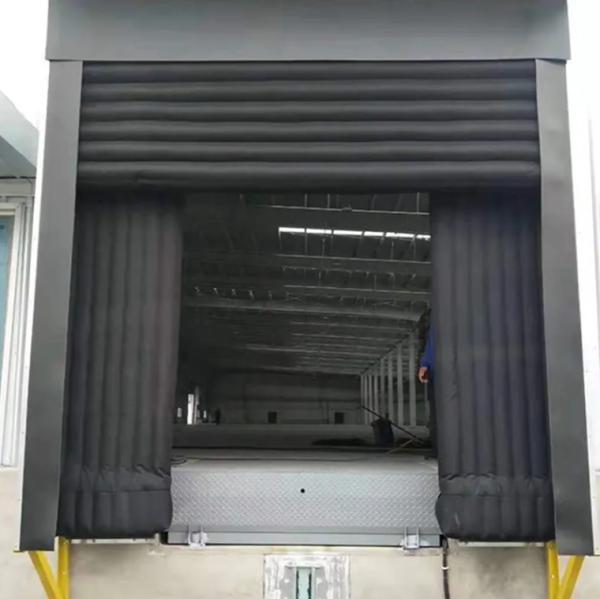 Sistema de carga ajustable de alta durabilidad Camión de ahorro de energía Contenedor Bajas de carga con bolsas de aire Refugio para puertas con color personalizado