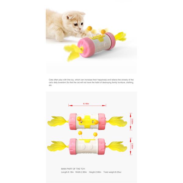 Hot Sale Cat Balance Car Cat Catnip Hair Interactive Self-playing Pet Toy