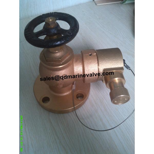 BRONZE FIRE HYDRANT VALVE C/W INSTANTANEOUS COUPLING