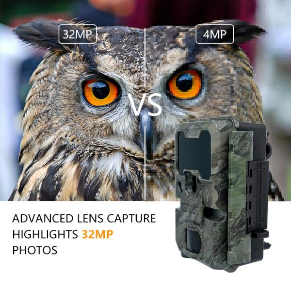 KW788 Wildlife Trail Câmera de caça Câmera à prova d'água 4K 32MP Fácil de navegar Uso simples robusto longa hora de trabalho