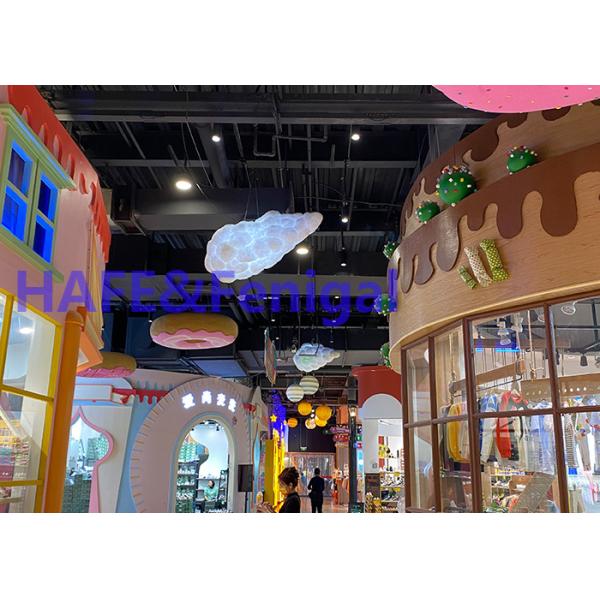 Мягкий плавать заволакивает лампа смертной казни через повешение хлопка шелка Droplight привесного света воздушного шара романтичная