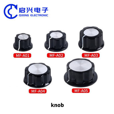 Solid Aluminum Alloy Guitar Knob Amplifier Volume Potentiometer Knob 6mm 6.35mm