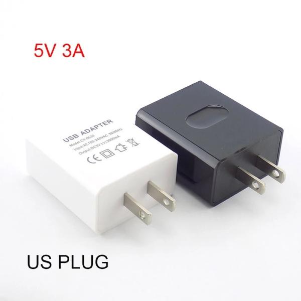 5V 1A 2A 3A USB Wall Chargers Fast Charge Travel Adapter EU / US Plug