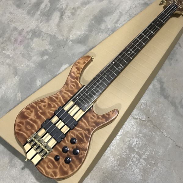 2018 new style high quality custom 5 string bass guitar, Rosewood fingerboard