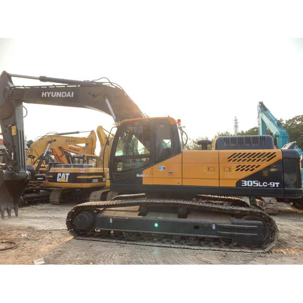 Подержанный экскаватор Hyundai 305C-9T 30 тонн Большой экскаватор Hyundai 305