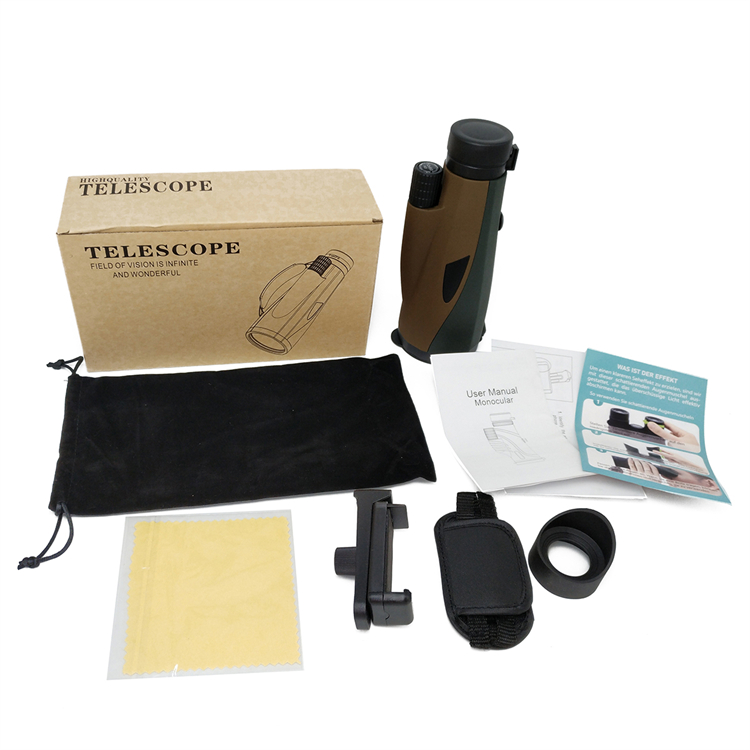 Телескоп мобильного телефона наивысшей мощности BAK4 FMC 12x60mm Monocular с коробкой нося