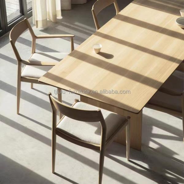 Restaurant bois salle à manger fauteuil à bras milieu du siècle design moderne bois massif emballage de courrier Y