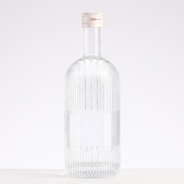 700 ml 750 ml 1 litre bouteille en verre pour le vin de fruits Whisky Brandy Liquore Vodka Xo Bourbon