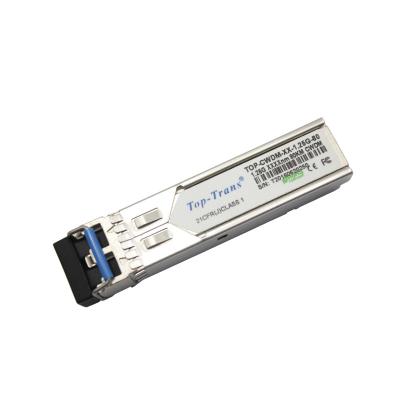 modo dos ethernet rápidos do conector 80Km do LC da fibra ótica do módulo do transceptor de 1.25g SFP único