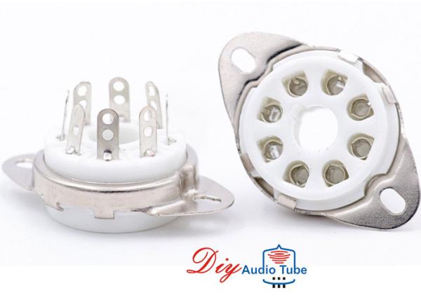 8pin Octal  Valve Tube Socket for EL34 6B4G KT88 6L6 6V6 GZ34 Bottom Chassis Mount