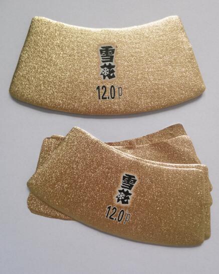 beer label self adhesive aluminium foil  beer bottle neck aluminium labels gold aluminum foil label