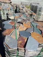 Chapas de pedra de ardósia de cor enferrujada Manutenção fácil para Gadern Step