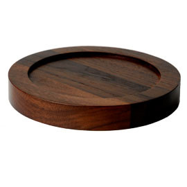 Wood Glass Votive Candle Holders