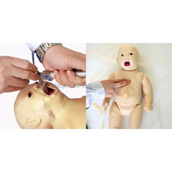 Newborn Baby Umbilical Nursing Venipuncture Intubation and CPR Training with Manikin