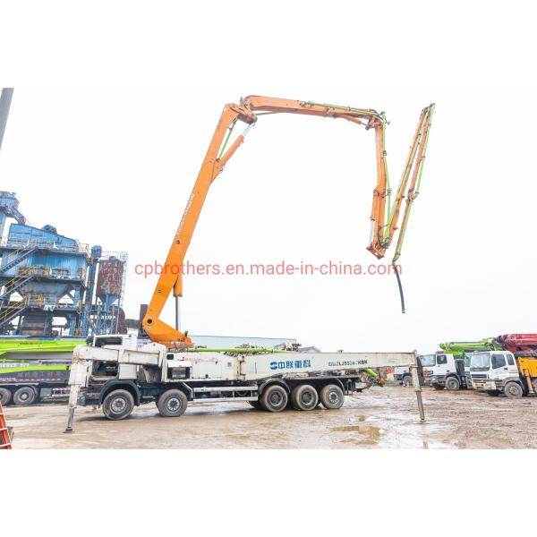 Bomba de hormigón en el chasis de Scania Extra Long Boom 2014 Zoomlion 63m Plantas móviles de lotes