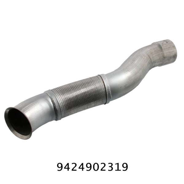 European Truck Spare Parts Exhaust Flexible Pipe 9424902319 For Mercedes Benz
