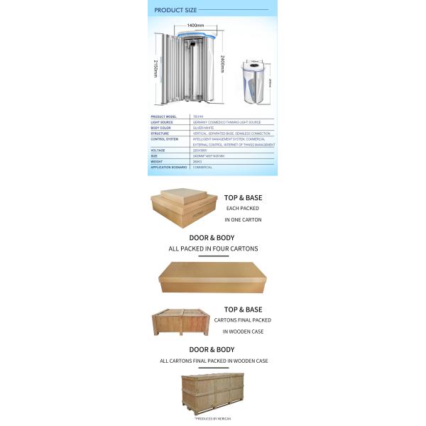 Hotsale Vertical Solarium Stand up Tanning Bed Indoor Sunbed Machine Down Home Tanning Bed Booth Taning Machine Solarium Sunbed for Skin Tanning