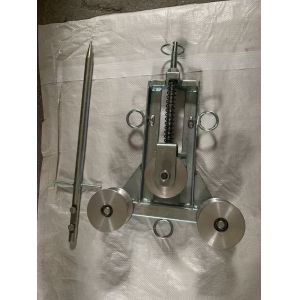 Three-Wheel Grounding Pulley Block | Earthing Cable Hanging Pulley For Line Transmission