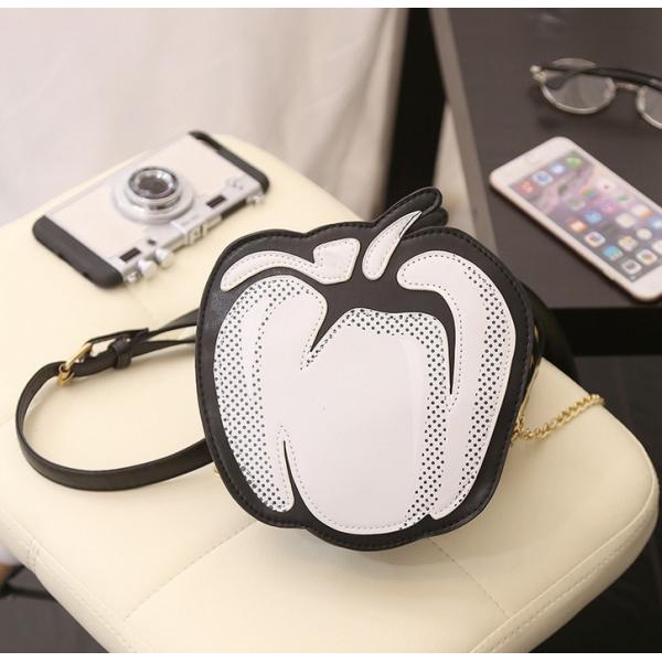 New fashion creative personality female cute cartoon fruit shoulder bag diagonal chain bag