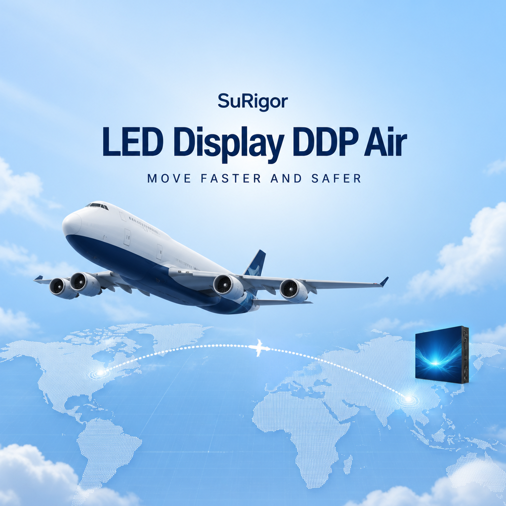SURIGOR DDP Air Freight with 3-6 Days Door-to-Door Delivery, Customs Clearance Included, and High-Value Cargo Protection