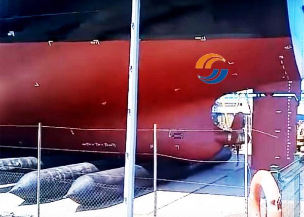Flutuabilidade alta que flutua o comprimento de borracha de levantamento marinho 10m do diâmetro 2.0m da bolsa a ar