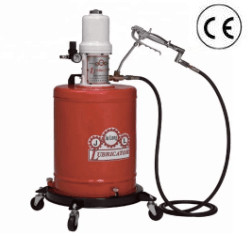 Pneumatic Grease Barrel Pump With Wheels 20 Liters 405 Bar