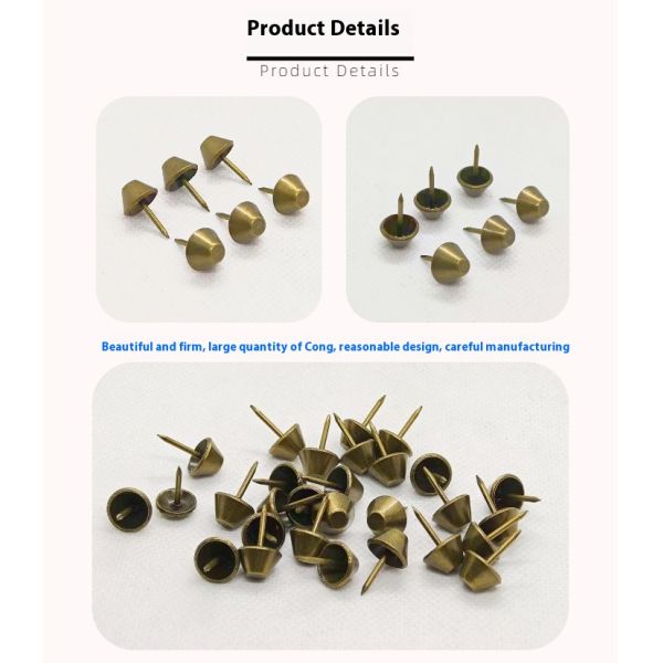 Bucket-shaped Bubble Nails for Sofa Furniture Decoration Large Head Nails and Bubble Nails