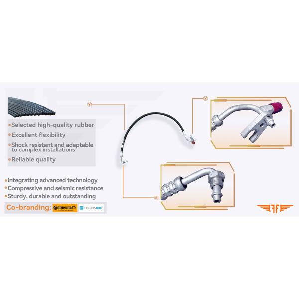 Golf Cabrio 91-99 VW Auto Air Conditioner Hose 1H1820741B Fits Jetta 1.6L 2.0L  