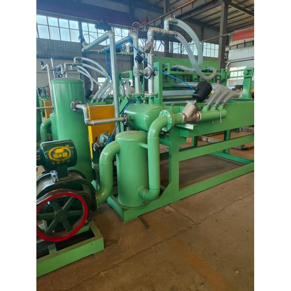 1000 piezas/h Máquina pequeña semiautomática de bandejas de huevos de papel reciclado Máquina de moldeo de pulpa Estructura simple Rodamiento Motor Engranaje