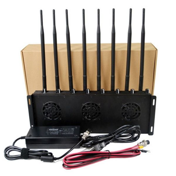 8CH Desktop Jammer Adjustable Frequency 2G 3G 4G 5G Mobile Phone Signal Detector