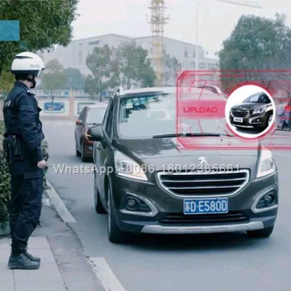 Non Contact 14μM Smart Temperature Measuring Helmet
