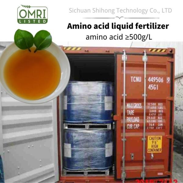 Hidrólise enzimático do adubo orgânico do nitrogênio dos ácidos aminados 50% (8-0-0) OMRI