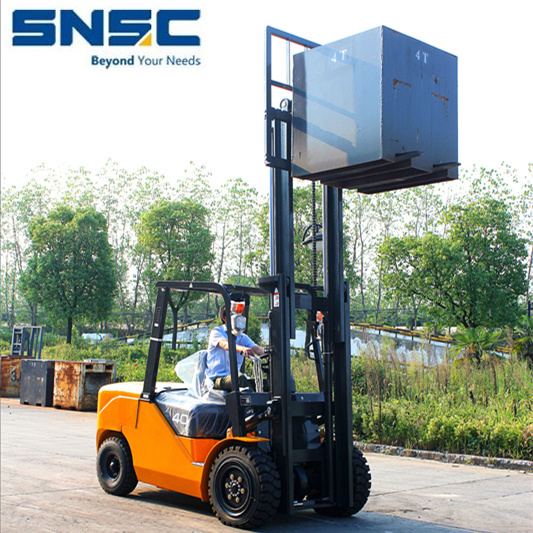 500mm Load Center Isuzu Engine Fd40 diesel engine forklift with Warning Light Configuration