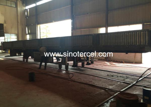 Suspension Mechanical Fence Semi Trailer 53 Feet Bulk Cargo Semi Trailer  